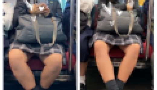 JK風制服美女の対面エロ過ぎるミニスカ生脚202