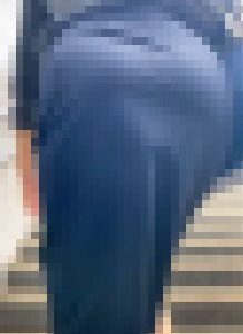 お姉さんの後ろ姿　２０５　OL　過去最高　パート６　巨尻　階段上り　ネイビー　タイトスカート
