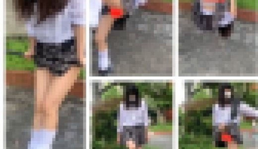 推定股下5ｃｍ制服女子を尾行したら無邪気な子だった