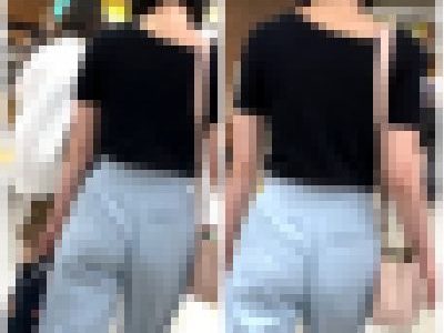 【デカ尻高身長】最高のデカ尻高身長女のパンティーライン！ぶるんぶる肉尻クッキリパンティをずらして肉棒を入れる！【547】