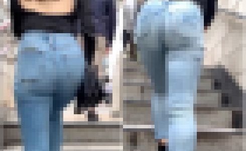 【2名・エッロい女が履くデニムは興奮する】