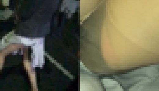 逆さ4 すでにめくれてるレアな状態を撮影