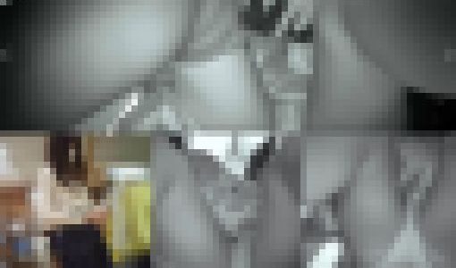 スリムなアルバイト店員　一日働いて蒸れ蒸れパンスト・・パンスト脱ぎを真下から