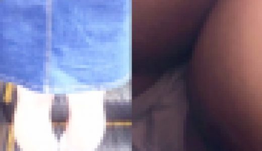 逆さ7 私服JK 白パンツ