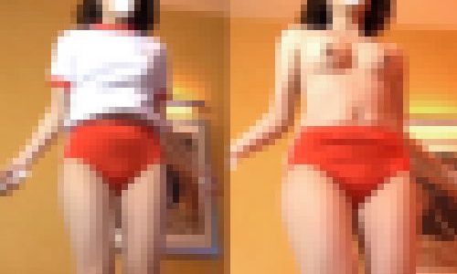 Eカップぷるんぷるん??超美乳OLのブルマで全力縄跳び◆高画質フルHD