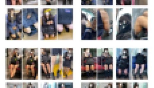 総尺89分の長編　豪華16名のJK風制服美女の対面・接近・真上からエロ過ぎる生足美脚23