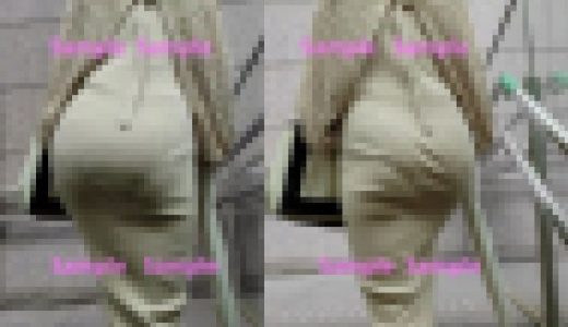 スケベニットのマキシワンピ透け透けお尻