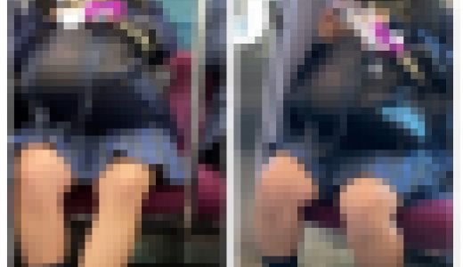 JK風制服美女の対面エロ過ぎるミニスカ生脚238