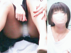 バレたのに・・・エロカワバイトちゃん　「私のパンティに何か用？