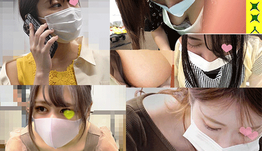 【5名分】集荷客の胸チラ、パンチラNo.7～No.11【25%OFFセール】