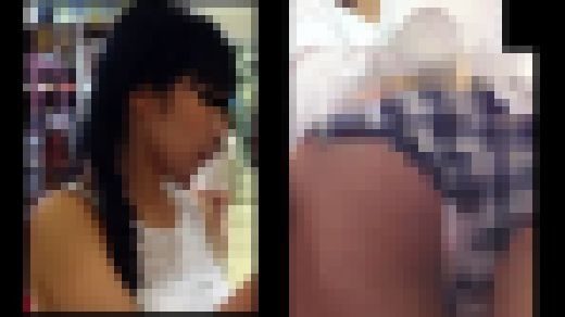 【顔出し】都会の美女のパンティ32