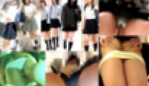 【5人分1時間弱収録痴漢セット】未開発両穴責めでぐしょ濡れ痴漢動画セットSP