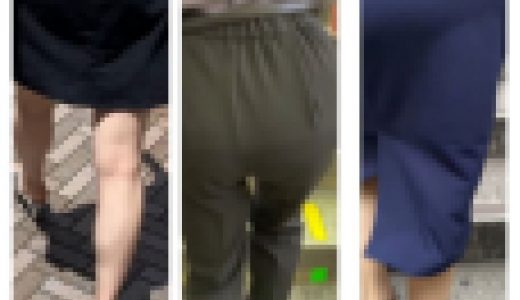 4名の美人お姉さんの超接近のエロすぎるお尻469