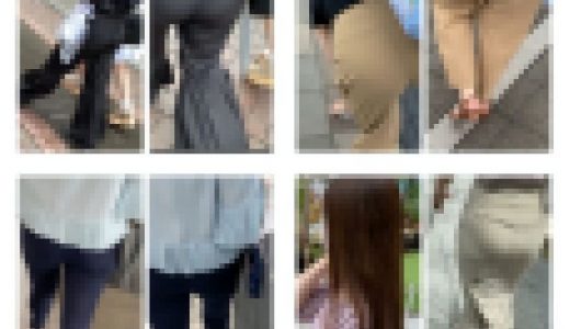 4名の美人お姉さんの超接近のエロすぎるお尻472