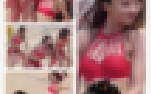 ビーチバレーにJDチアがやって来た！揺れパイ癒し動画③[17bvcV03]