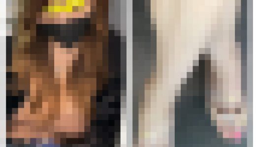 美人ギャルお姉さん超接近のエロすぎる胸元・胸チラ8