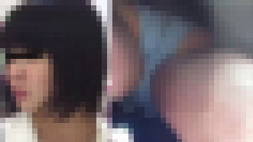 【顔出し】都会の美女のパンティ66