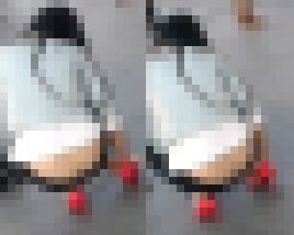 ハプニング！お尻丸見えお姉さん