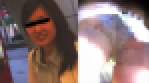 【顔出し】都会の美女のパンティ77