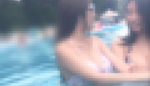 [交渉ハメ]水着の中にもプール。社会人ギャルの潮吹き