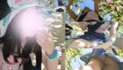 【個人撮影】彼女と果物狩りデートでパンチラ?