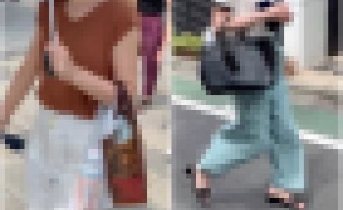 【2名・ビッチ奥様の着衣尻】