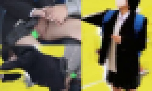 【粘着痴漢】黒髪ショートのどエロなJ○がバス内でフェラ＆生挿入！続きはトイレで濃厚キスから濃厚精子を生中出し！