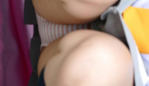 コミックマーケット コスプレ 小動物系キュートレイヤーさんの制服★対面縞パンモロ★ コミケ