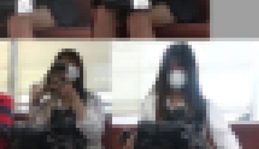 黒髪ロングスーパーミニスカ美少女J●！王道のシルエット！脅威の美生足！姿撮りから逆さ！重ねからP