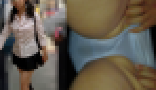 【電車痴漢動画1】シミ付き淫乱制服娘