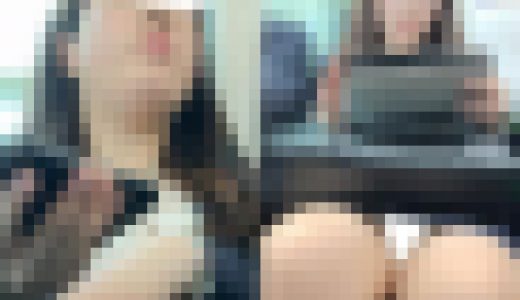 (電車対面）(顔出し)むちむち…むっちり実っちゃった色白パンストふとももをくぱぁ～っとひらいちゃうOLお姉さんを観察してみました