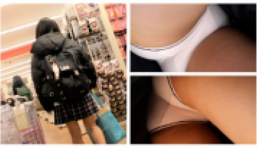 【新4K】超解像パンチラ逆さぶっこみ撮り#3 優等生系Kの綿パン