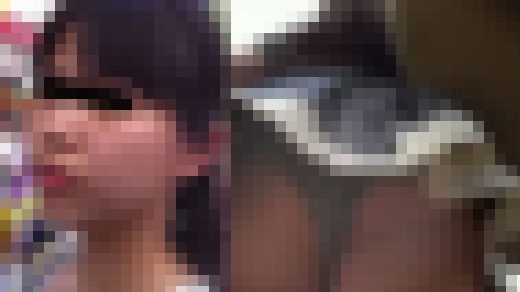 【顔出し】都会の美女のパンティ177