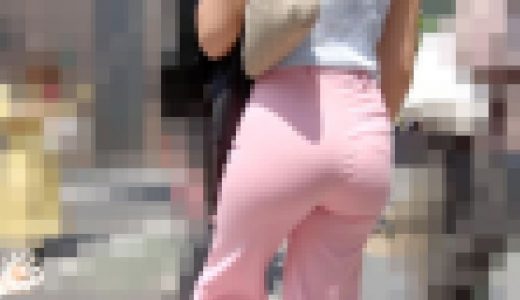 新機材】【4K高画質】 弩級のピンクワイドパンツ