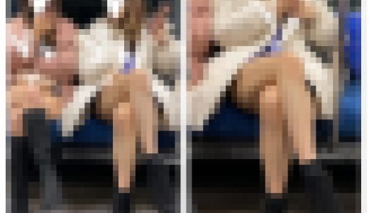 脚フェチ442　脚を組んでエロい脚を魅せつける2名のS級美人お姉さんの対面エロ過ぎるミニスカ生脚後編