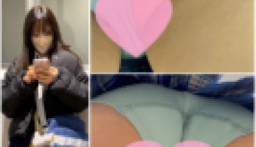 【新作】JKパンチラ盗撮＃青チェ