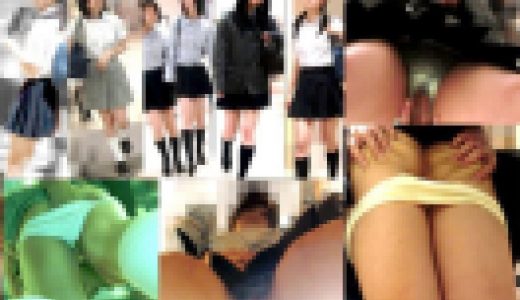 【5人分1時間弱収録痴漢セット】未開発両穴責めでぐしょ濡れ痴漢動画セットSP