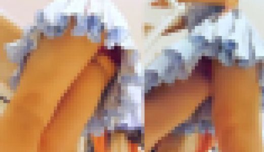 【再編集リマスター】フルHD高画質パンチラ逆さ撮り051　超高級ワインレッドのP　セレブ系オトナ店員さん