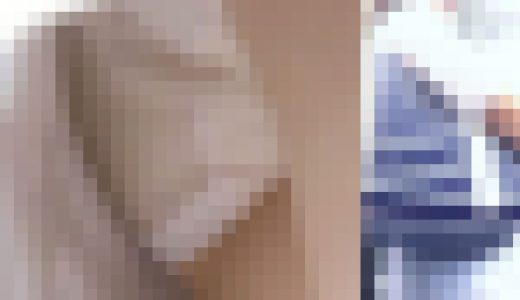 [★顔出し]パンチラ盗撮 OLさん ベージュ色パンツがデニミニの中に炸裂