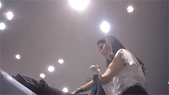 #005 ショップ店員さん 黒タイトスカート白P