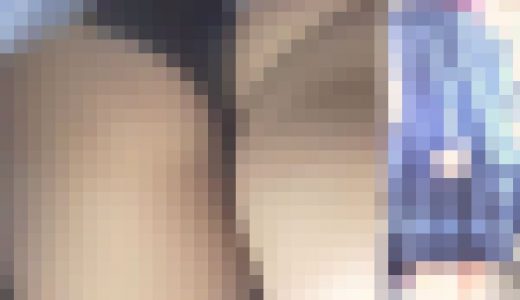 パンチラ盗撮 制服女子 黒パンツが尻に食い込み