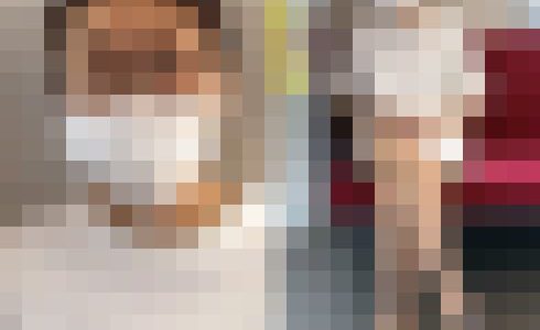 部屋着のようなラフなファッションでお出かけするショートパンツお姉さん