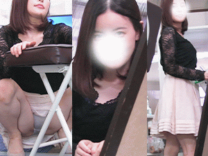 あれ・・・なんだか濡れてません？　見せたがりクール系美女の秘密の大胆開脚