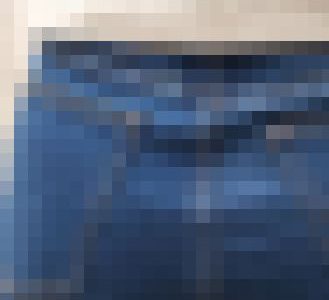 【ブルーデニム】ボリュームたっぷりなスキニーデニム尻1