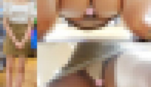 モデル級の超美人店員さん！！エロ過ぎる食い込みとお尻、乳首までも丸見え状態！！