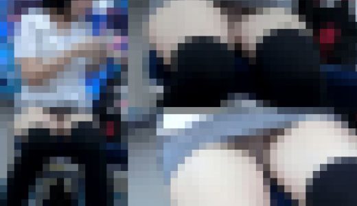 GCにてモロにPが見えちゃってるロリ娘の無防備パンチラ盗撮動画（Full HD）