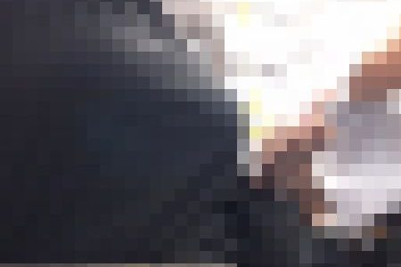 下からの眺め12】電車座席の下から眺めるＧカップ
