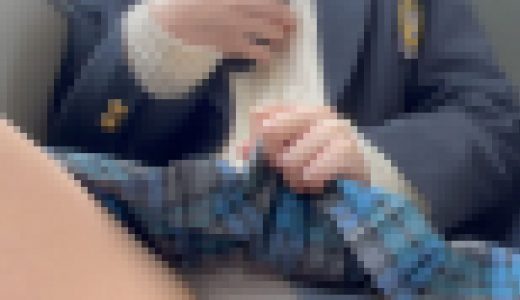 JK盗撮日記54　続・青チェック超激カワツインテ美脚JKを電車ボックス席とトイレ内で盗撮【カメラ目線・対面撮影バレ】