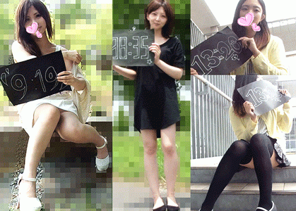 【偽装美人時計Pチラ極悪盗撮】お得3本セット2