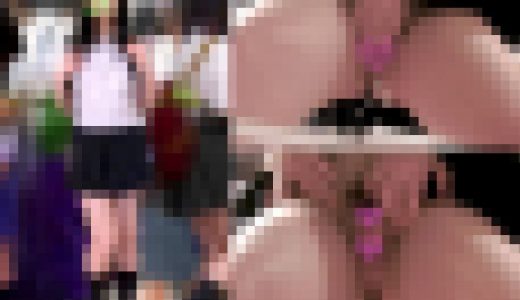 【電車痴漢動画12】前から責めパイ揉み潮吹き敏感制服美少女